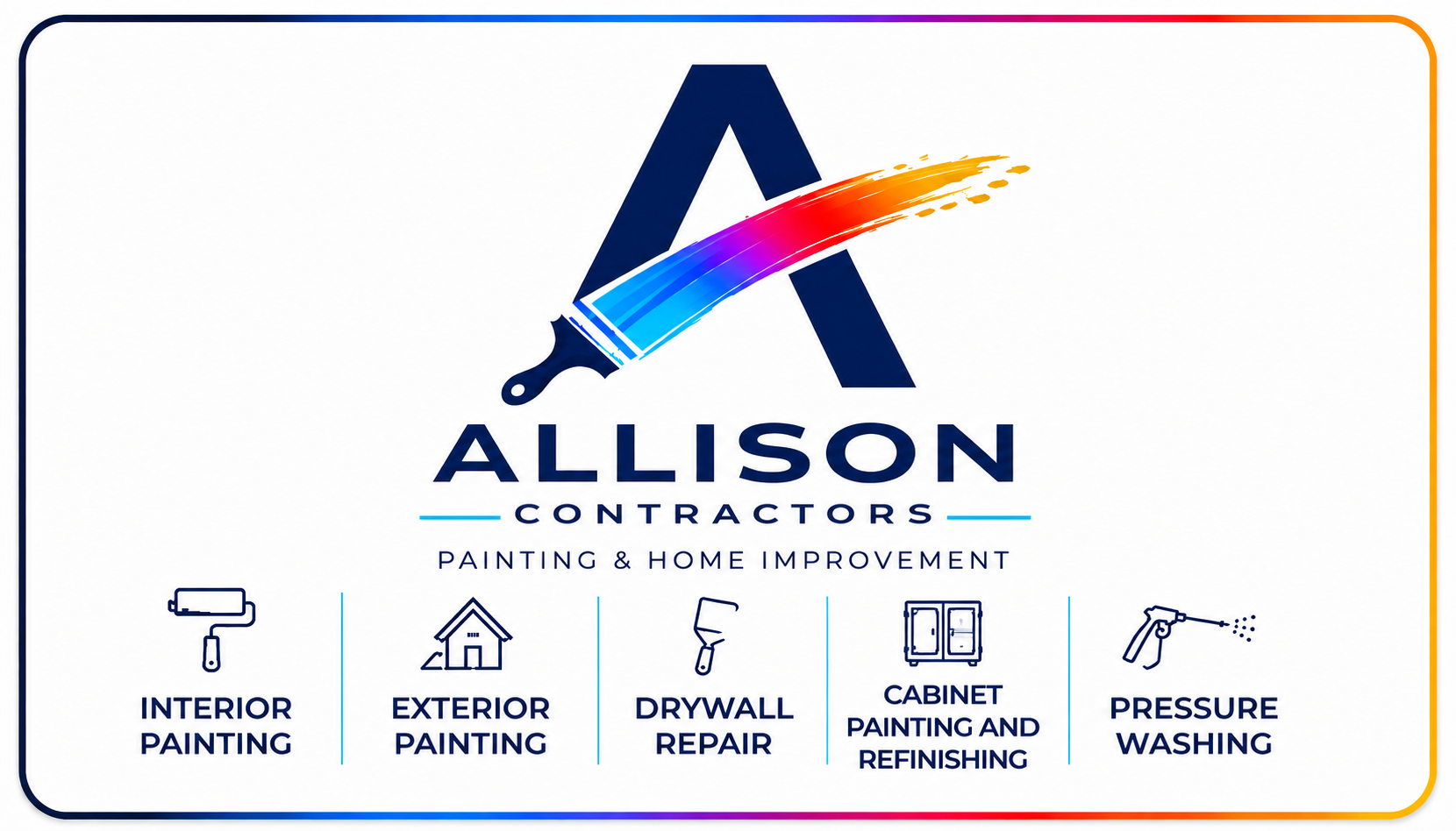 Allison Contractors — painting and home improvement: interior painting, exterior painting, drywall repair, cabinet refinishing and pressure washing